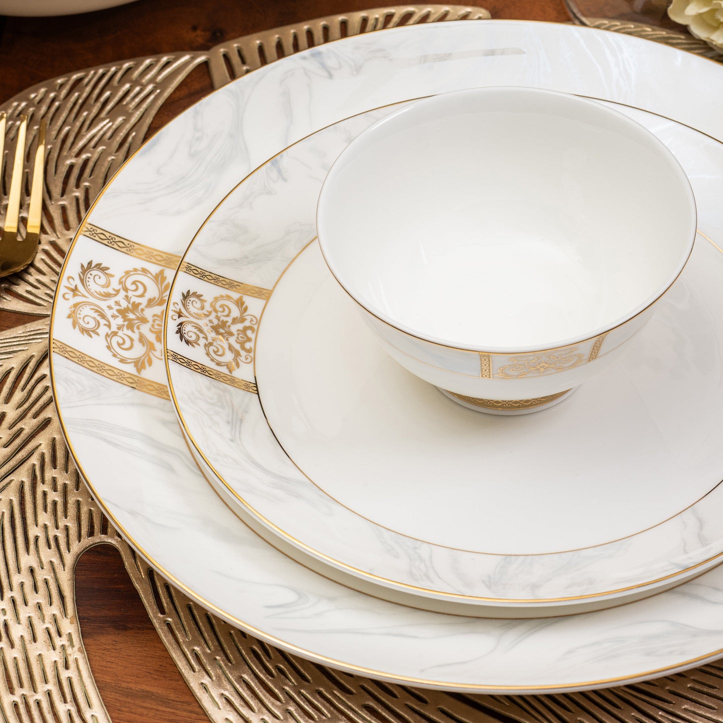 Regency Gold 51 Pcs Dinner Set