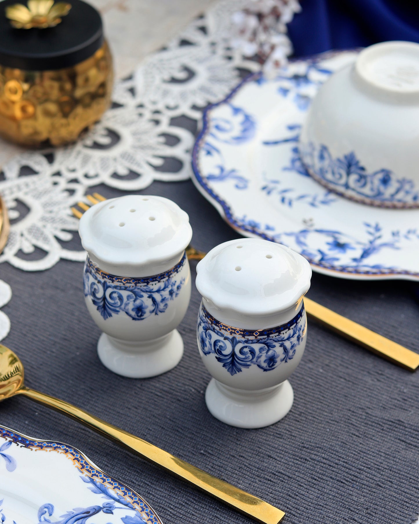 Midnight Blue 36 Pcs Dinner Set - Vigneto