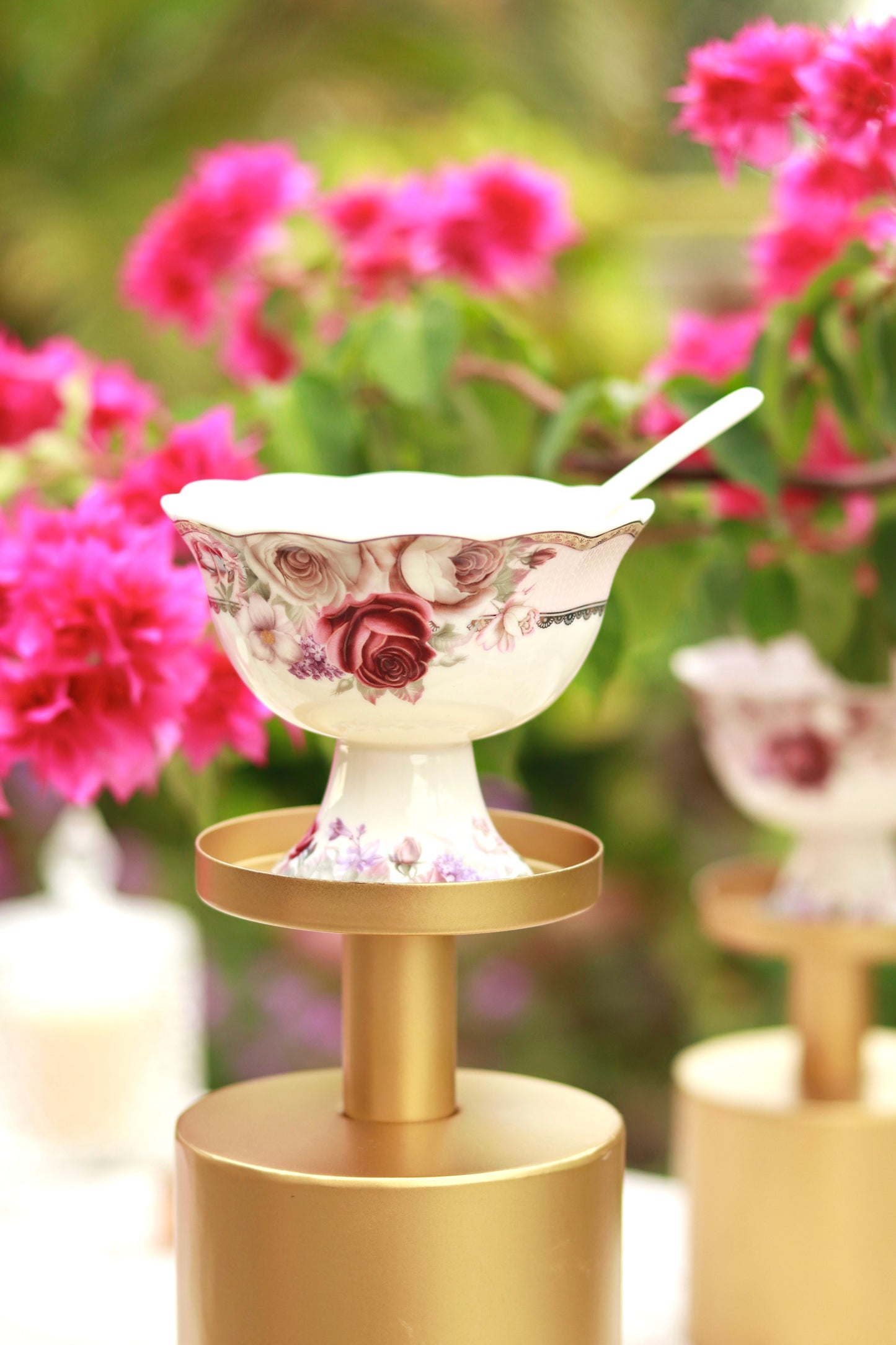 Rose Garden Dessert Cups (Set of 6) - Vigneto