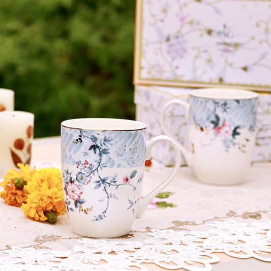 Spring Meadows Coffee Mugs (Set of 2, 300 ML) - Vigneto