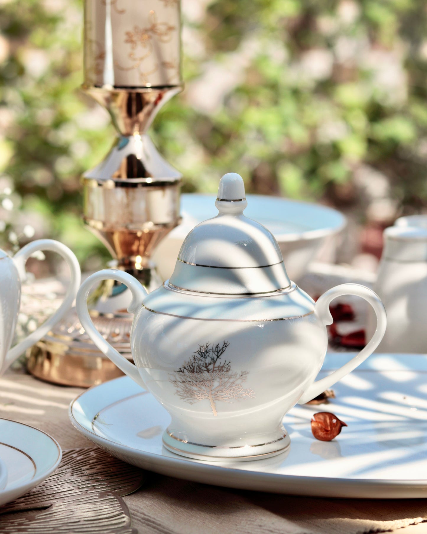 Celestial Blue 15 Pcs Tea Set - Vigneto