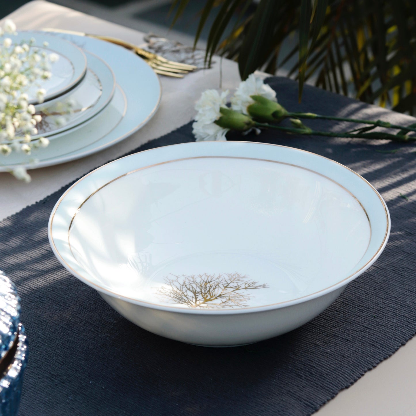 Celestial Blue 36 Pcs Dinner Set - Vigneto