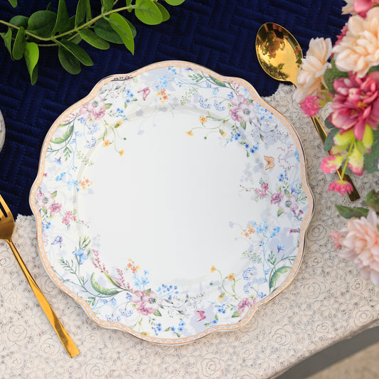 Flower Bed 10.5" Dinner Plates (Set of 6) - Vigneto