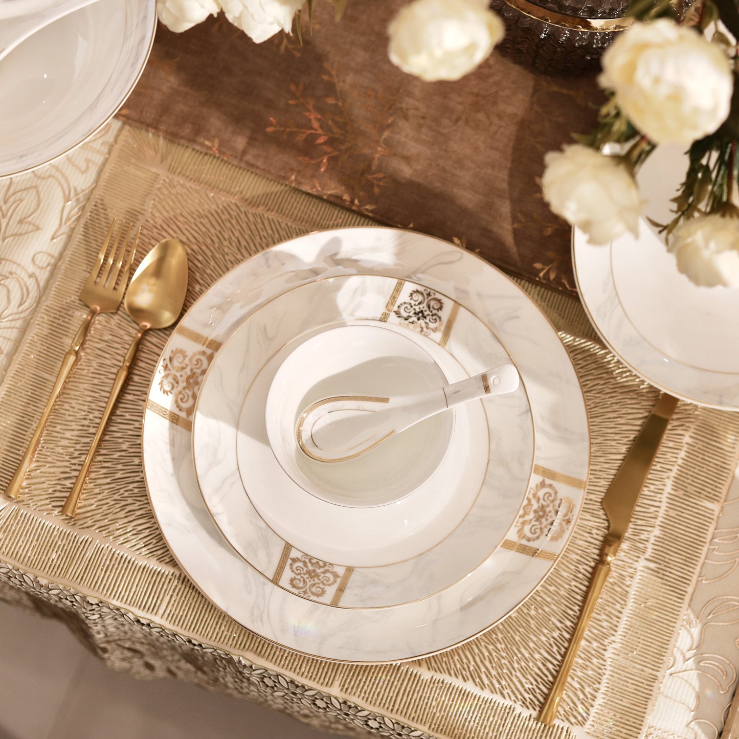 Regency Gold 51 Pcs Dinner Set