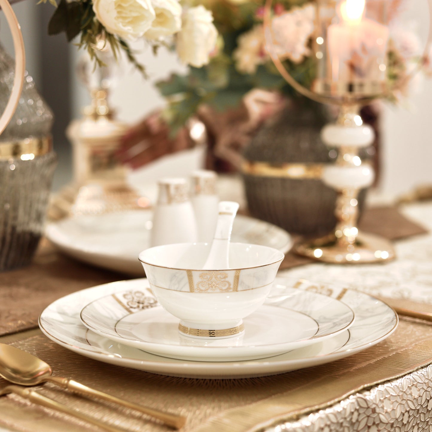 Regency Gold 51 Pcs Dinner Set