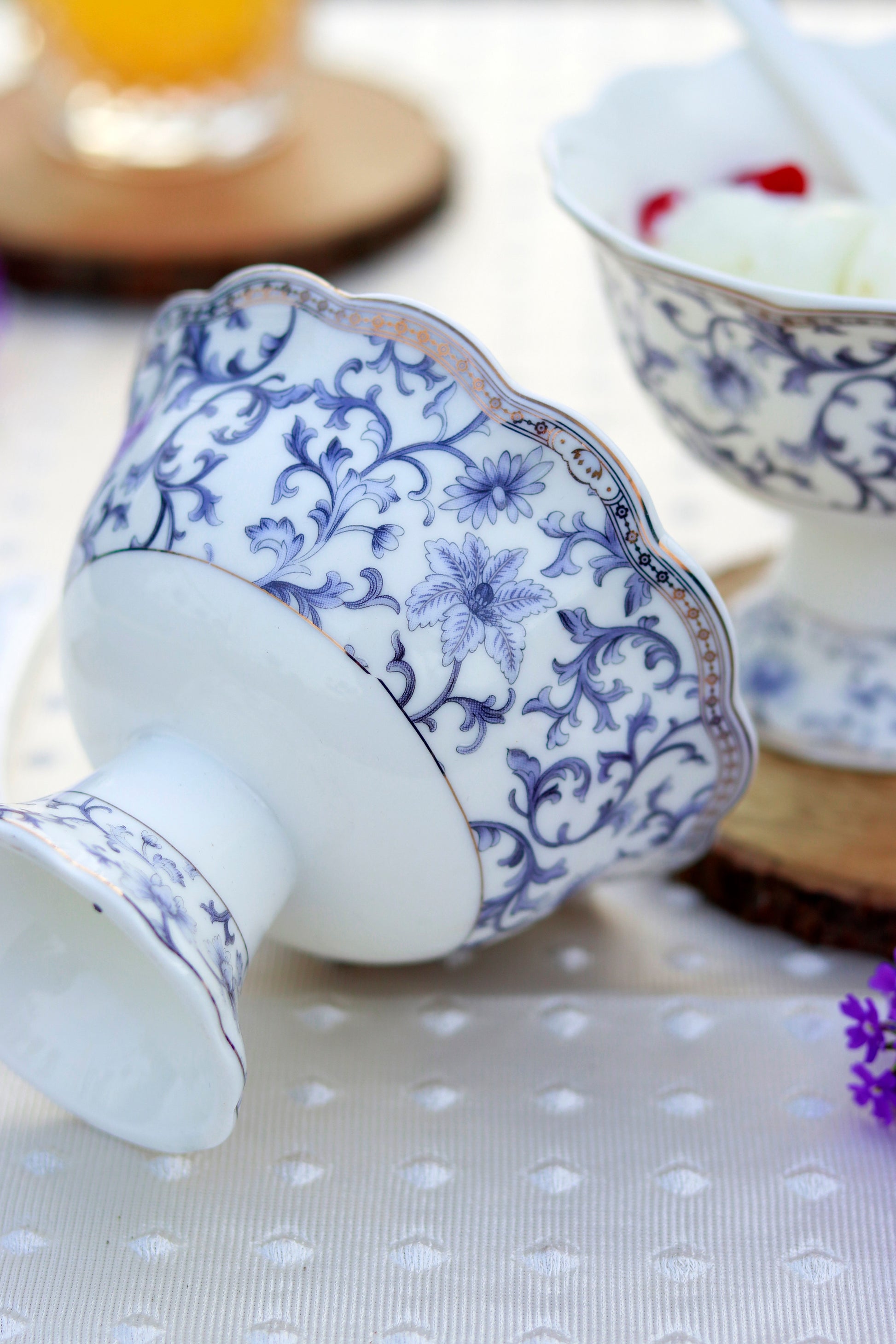 Royal Blue Dessert Cups (Set of 6) - Vigneto