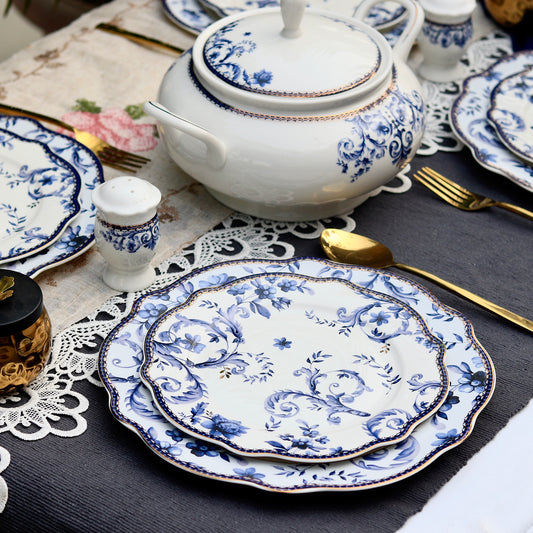 Midnight Blue 51 Pcs Dinner Set - Vigneto