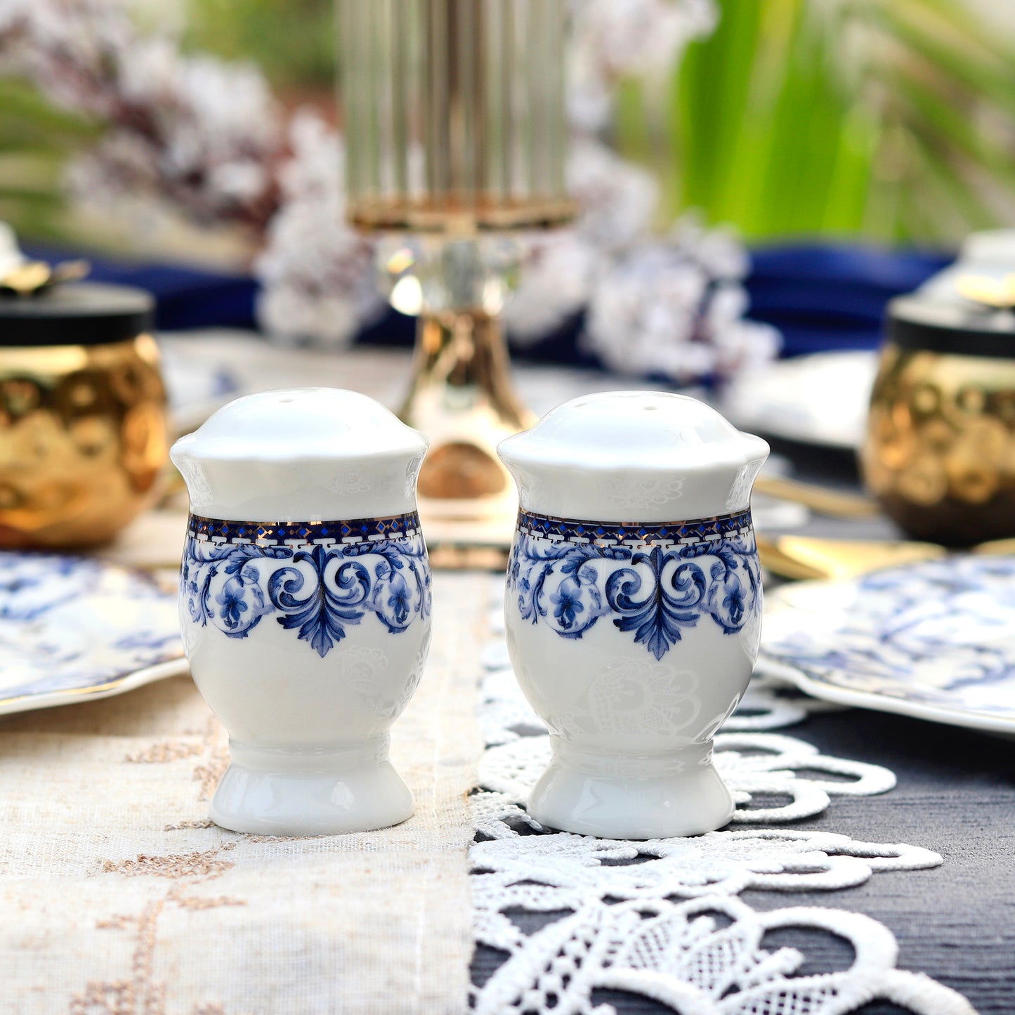 Midnight Blue 51 Pcs Dinner Set - Vigneto