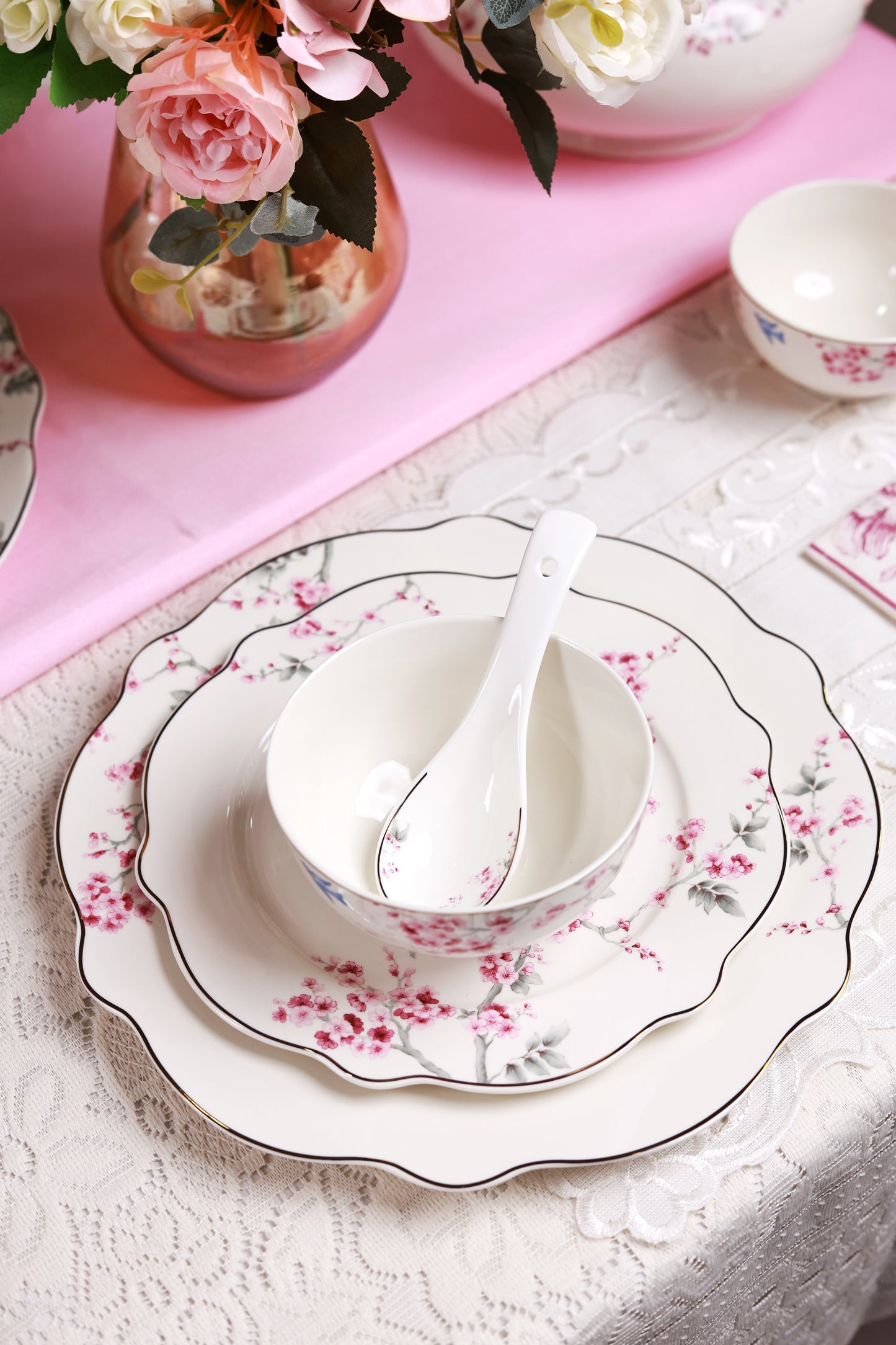 Orchid Bliss 36 Pcs Dinner Set