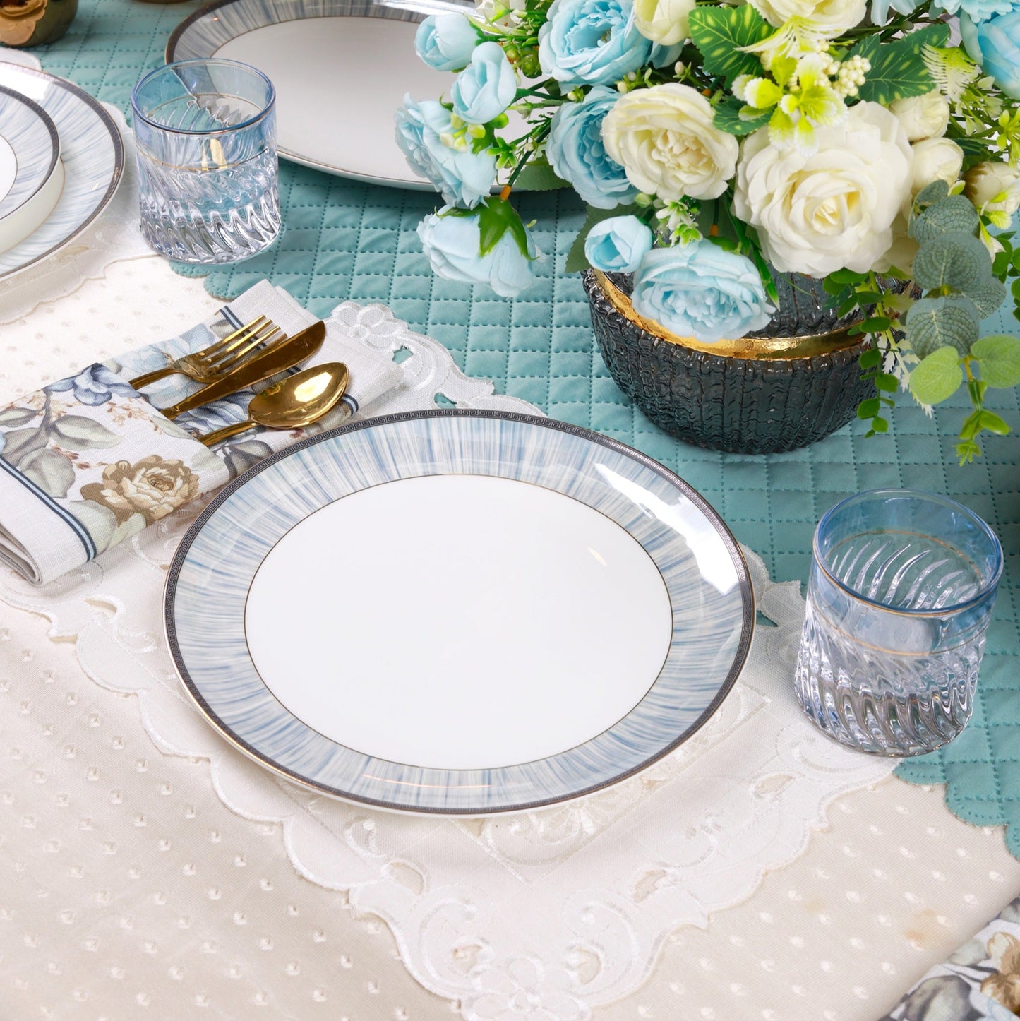 Royal Cascade 51 Pcs Dinner Set