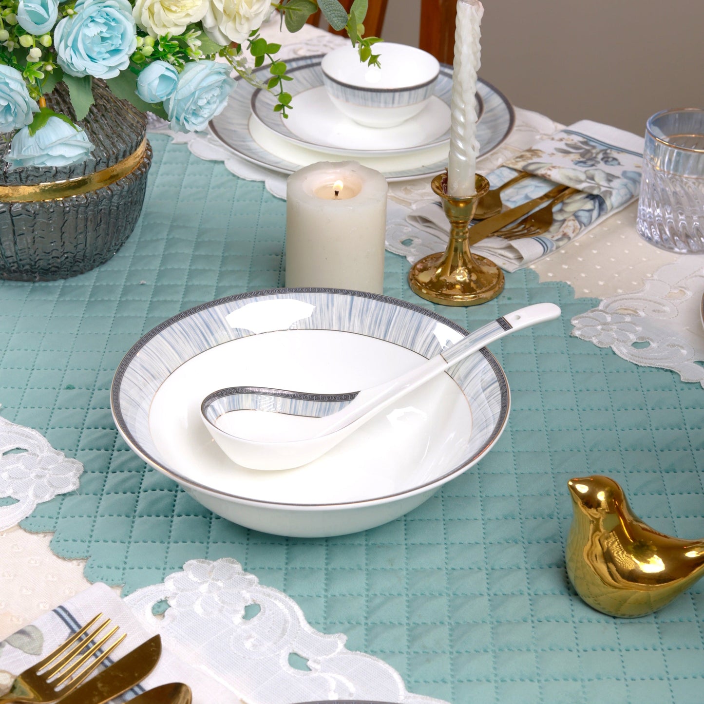 Royal Cascade 51 Pcs Dinner Set