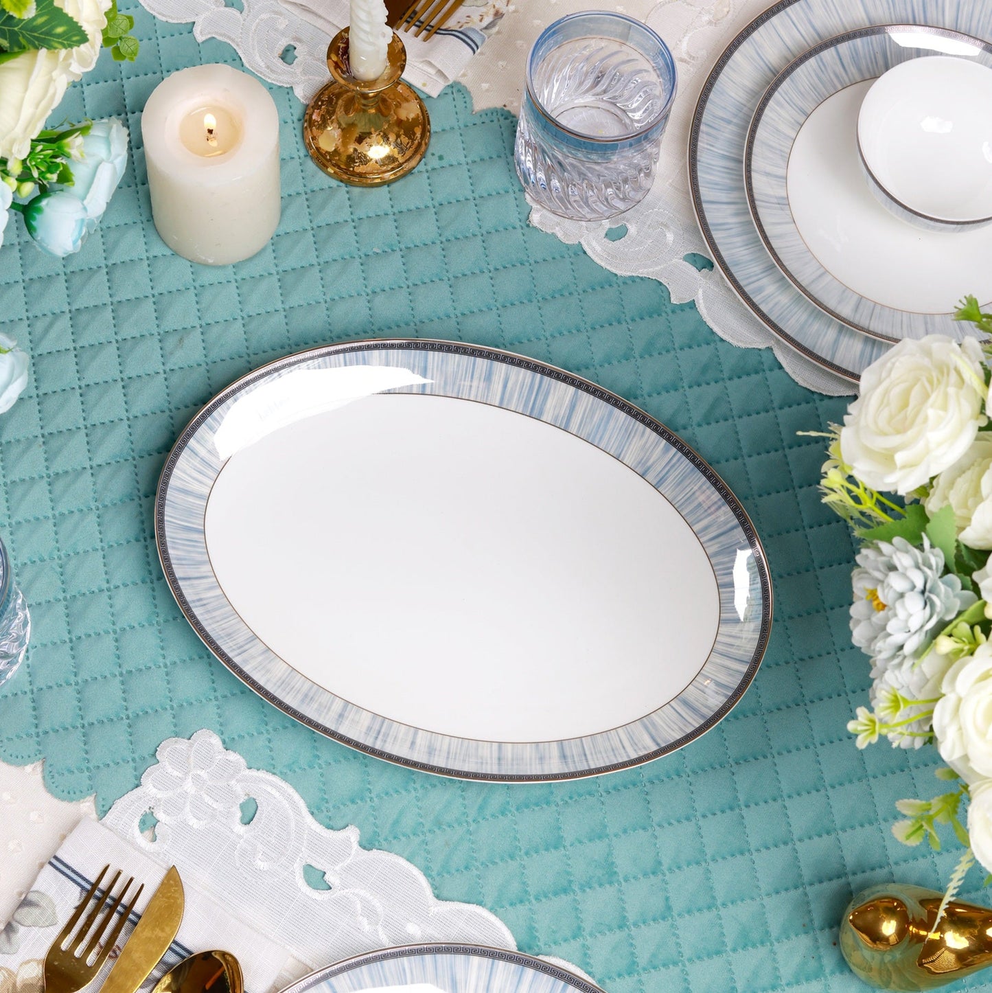 Royal Cascade 51 Pcs Dinner Set