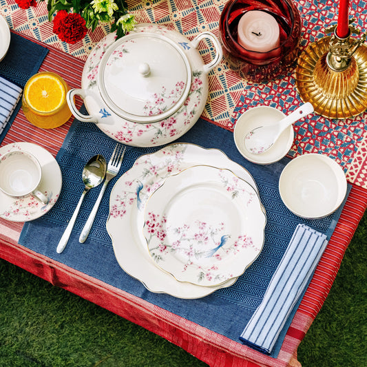Orchid Bliss 51 Pcs Dinner Set - Vigneto