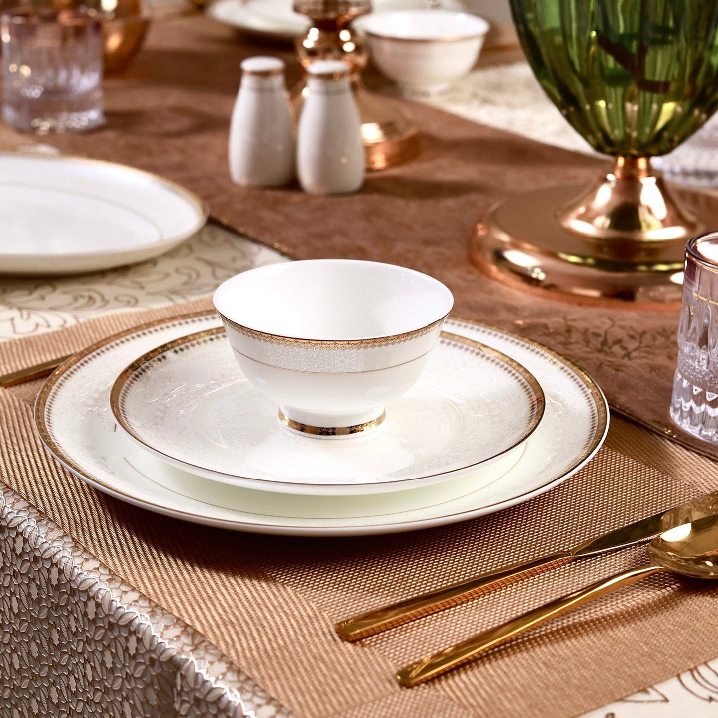 Persian Ivory 52 Pcs Dinner Set