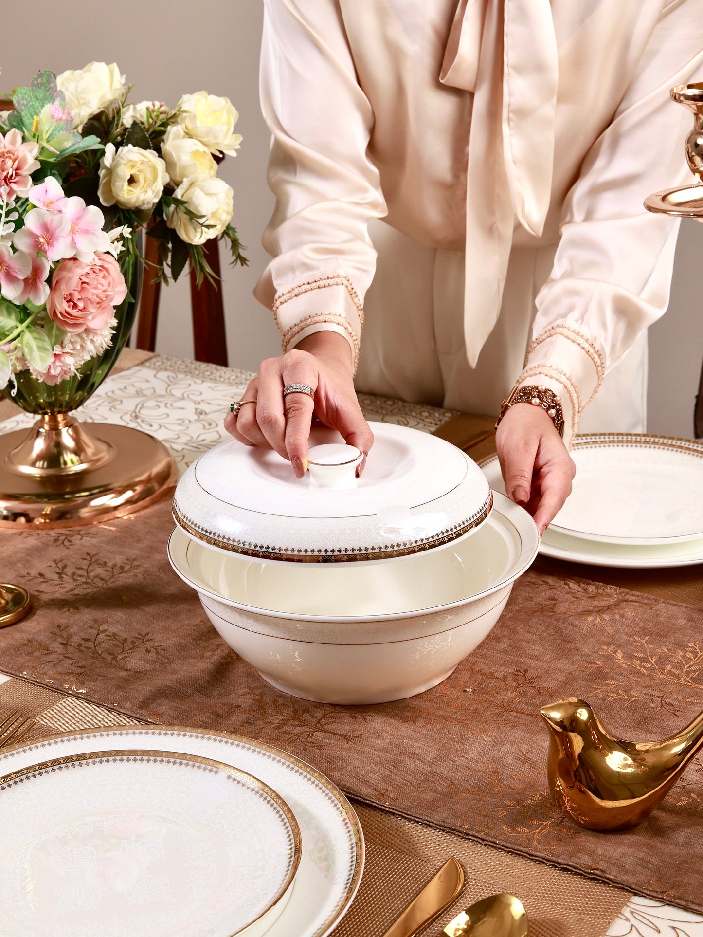 Persian Ivory 52 Pcs Dinner Set