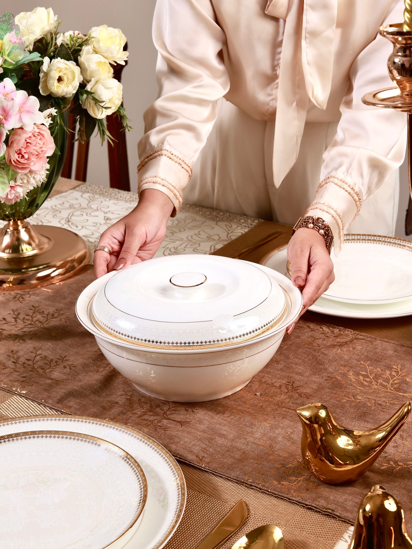 Persian Ivory 52 Pcs Dinner Set