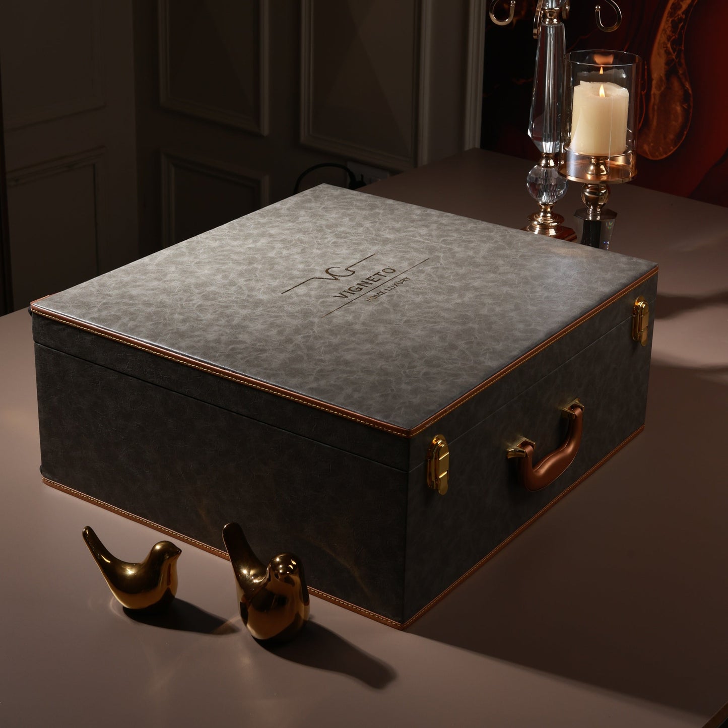 Palace Verde 36 Pcs Dinner Set (Palace Collection, 24K Embossed Gold)