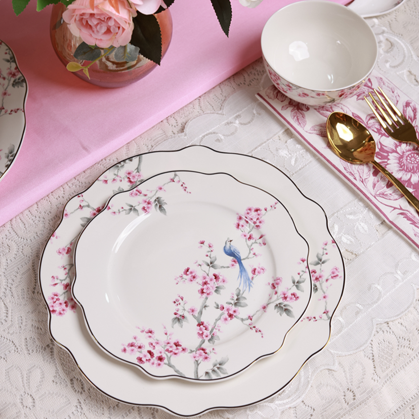 Orchid Bliss 18 Pcs Dinner Set - Vigneto
