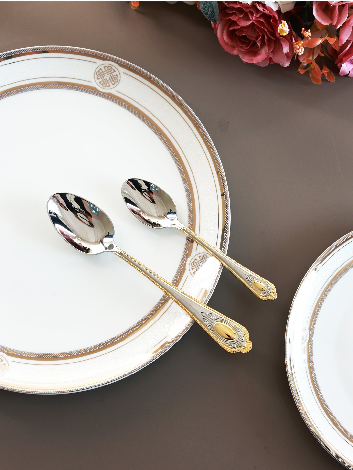 Empress Gold 65 Pcs Cutlery Set (Palace Collection, 24K Gold Plated)