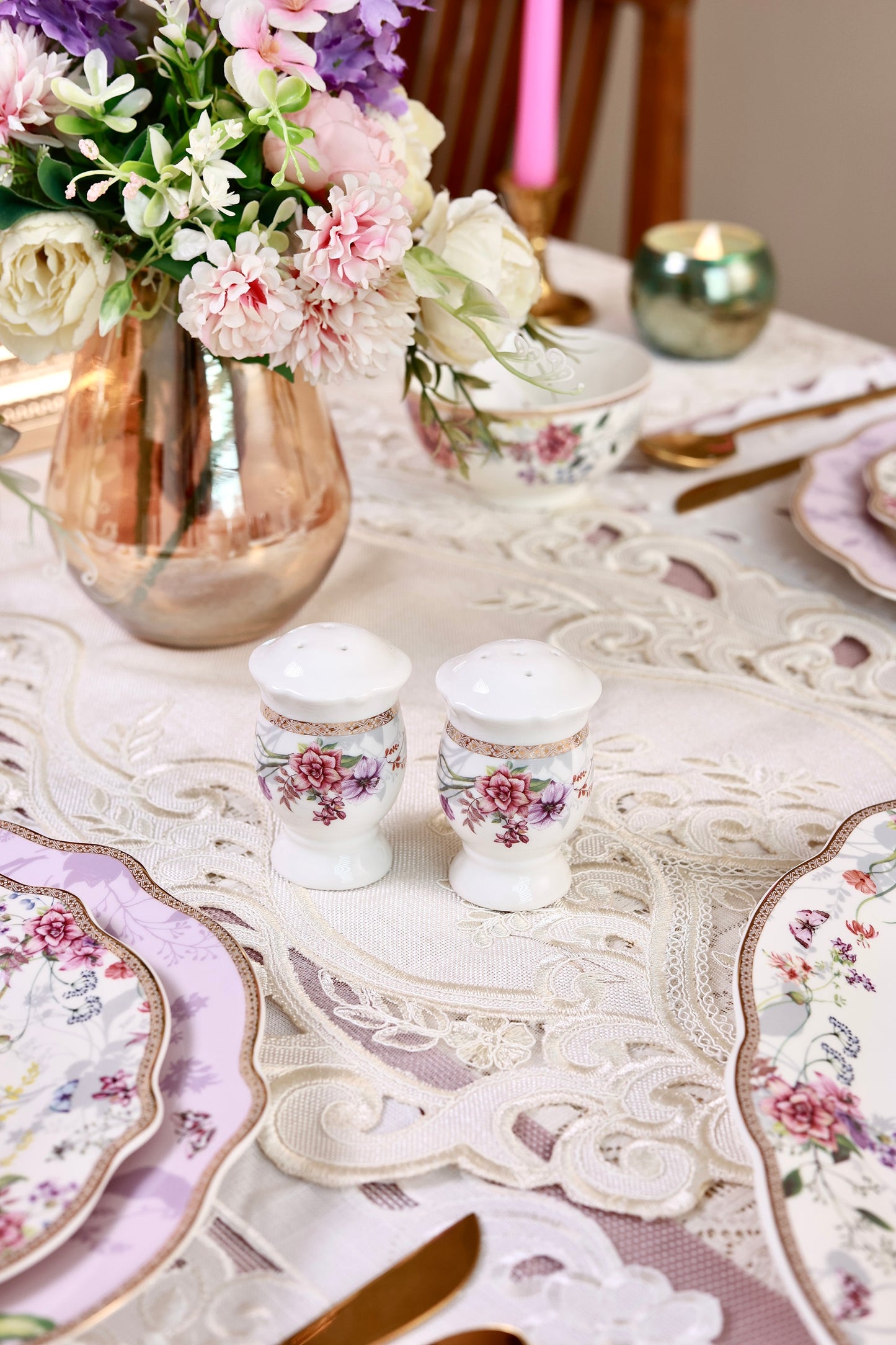 Lilac Garden 42 Pcs Dinner Set