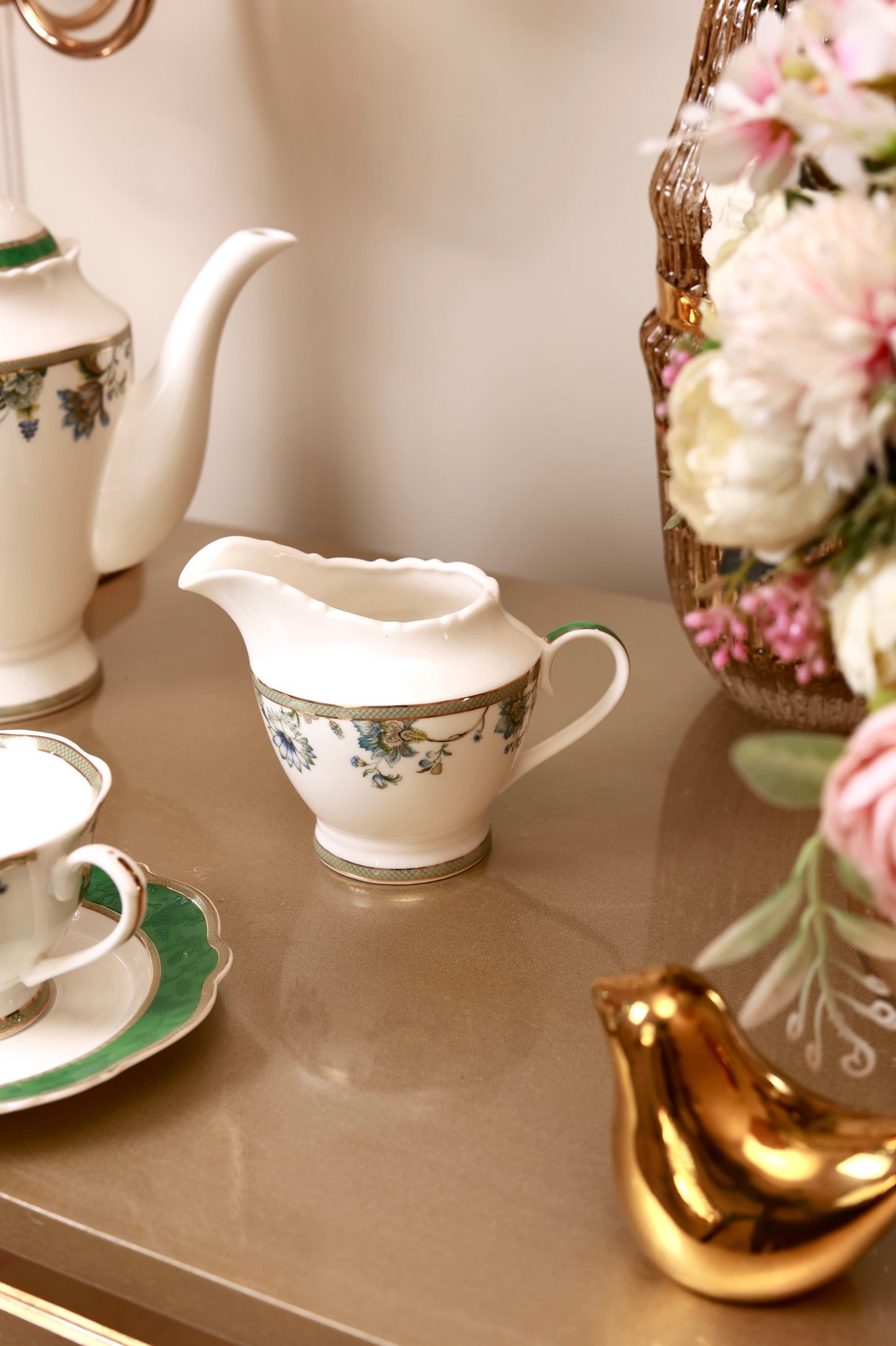 Tudor Green 15 Pcs Tea Set (Vintage Collection)
