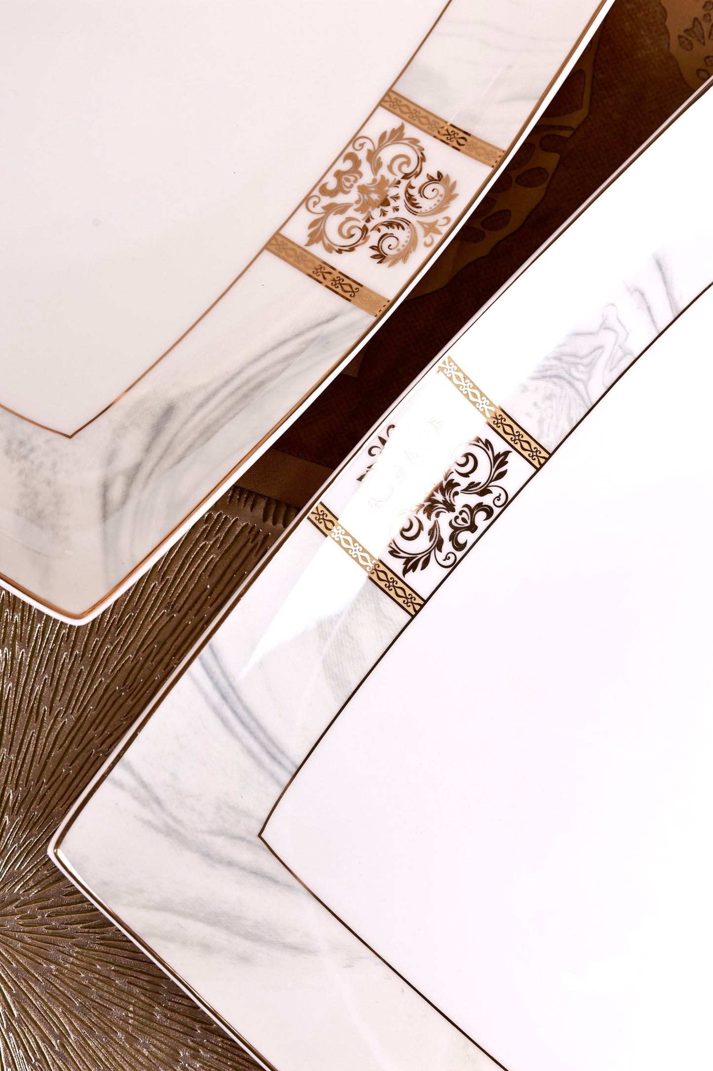 Regency Gold Serving Platter (Set of 2)