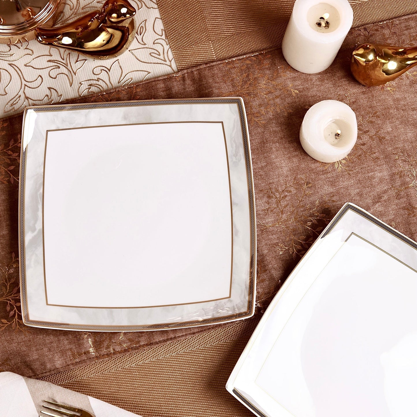 Oyster Pearl Serving Platter (Set of 2)