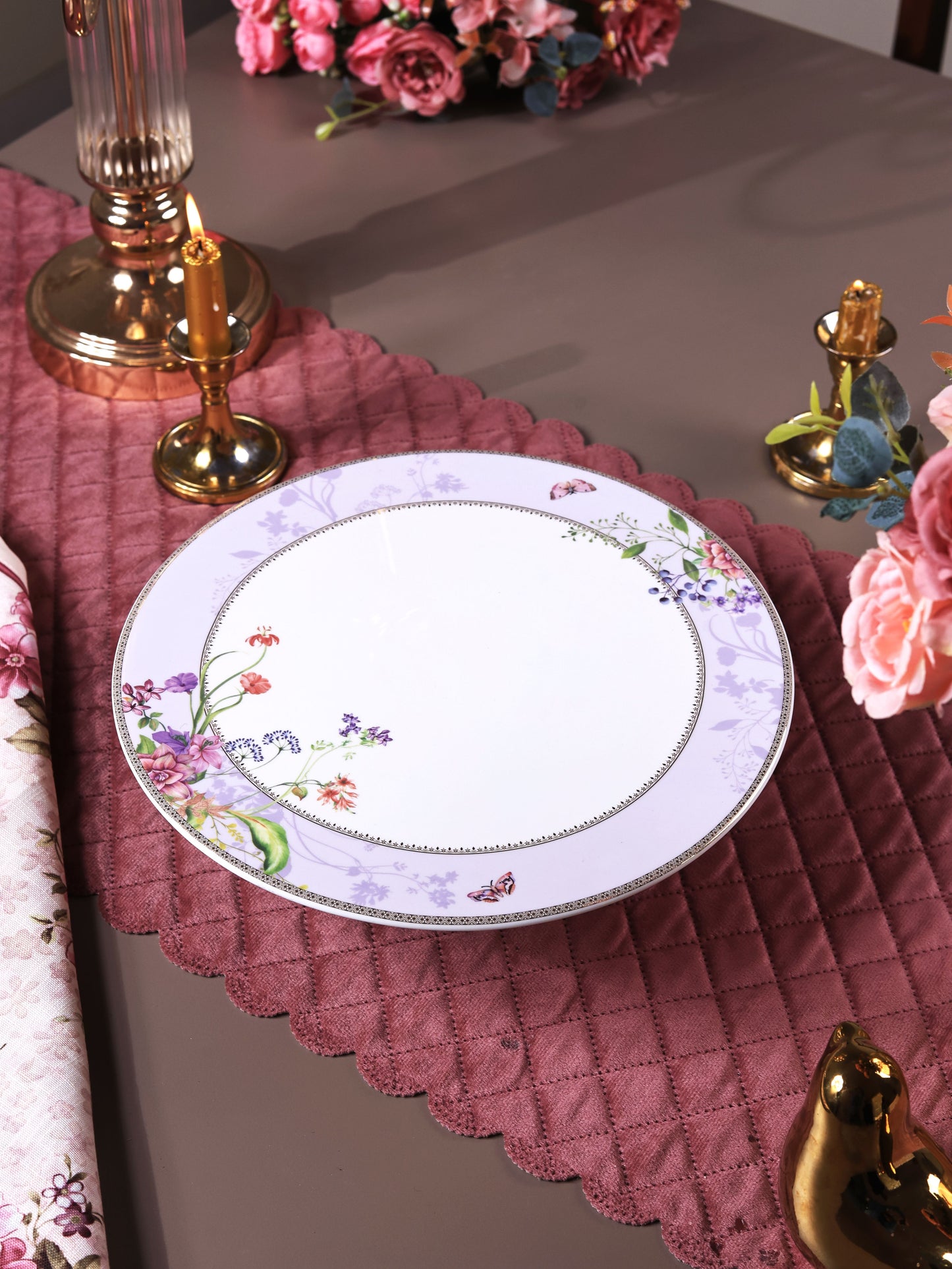 Lilac Garden Cake Stand