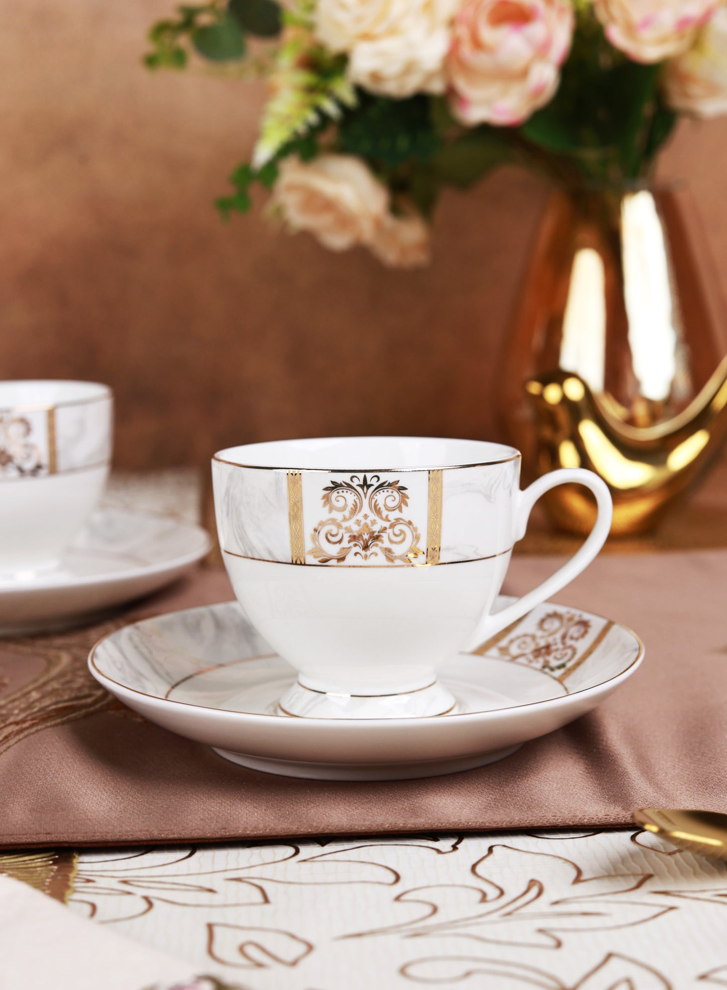 Regency Gold 15 Pcs Tea Set