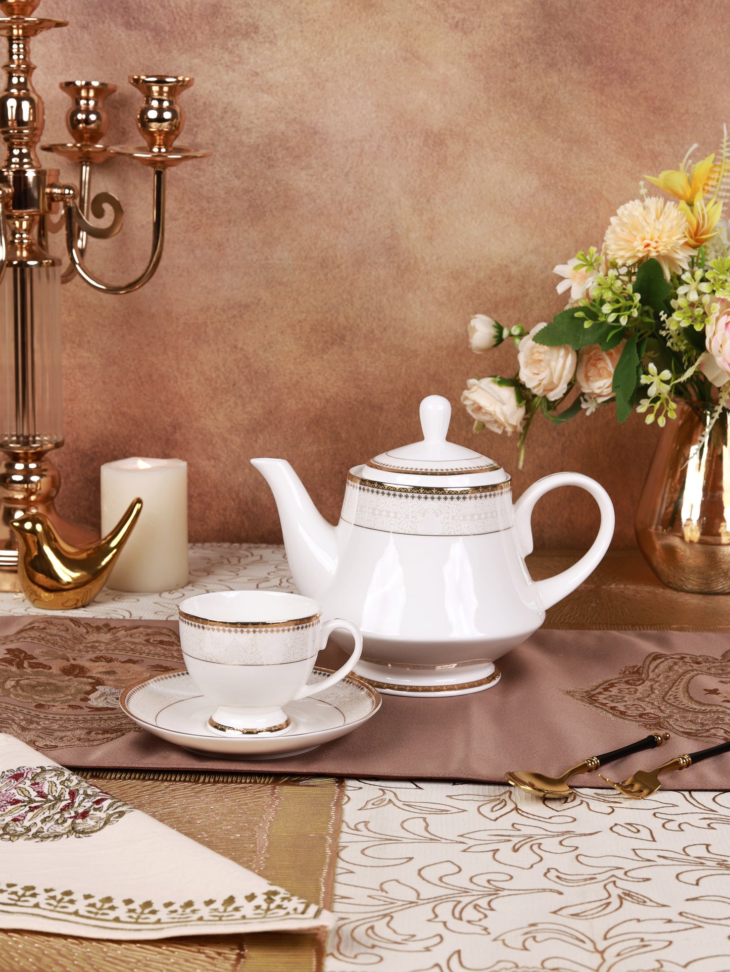 Persian Ivory 15 Pcs Tea Set