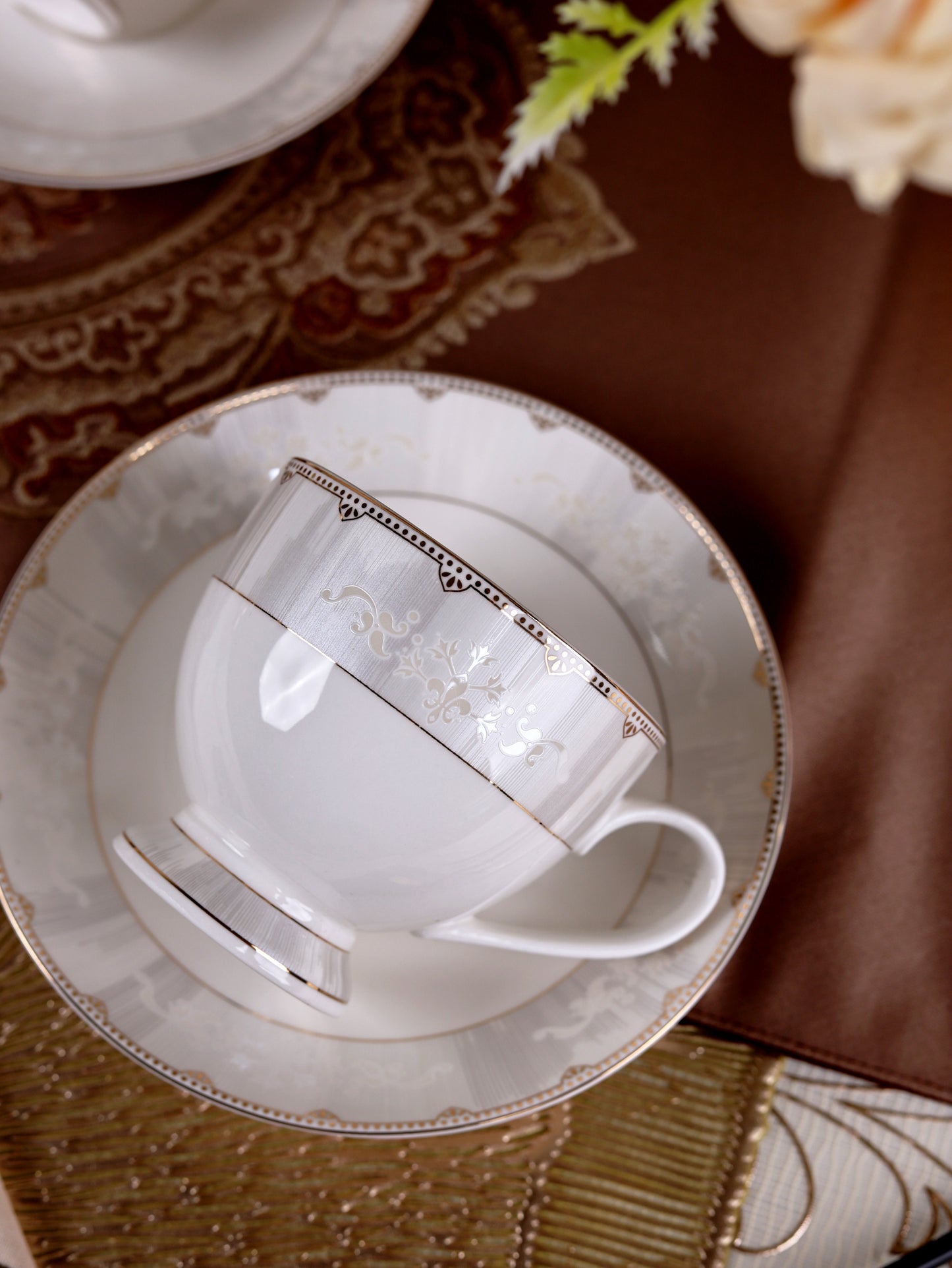 Parisian Gold 15 Pcs Tea Set