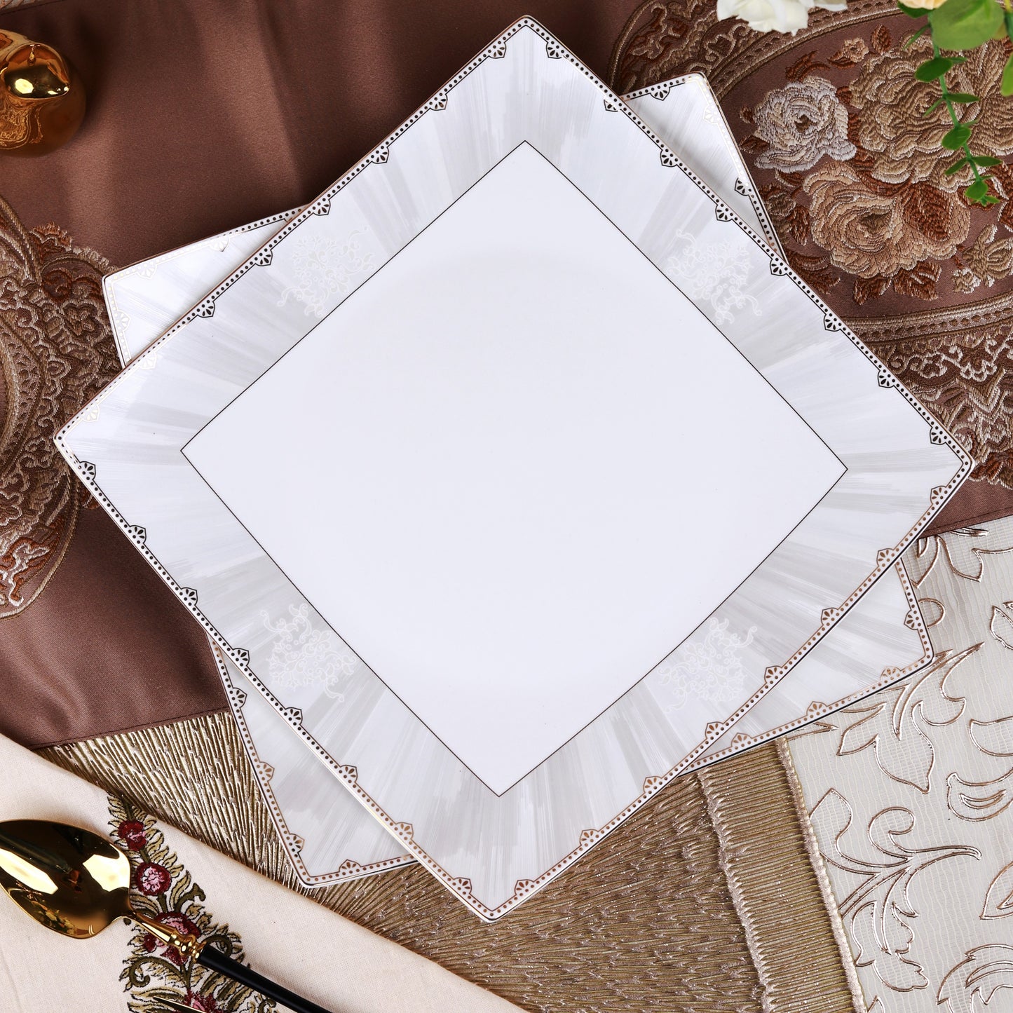 Parisian Gold Serving Platter (Set of 2)