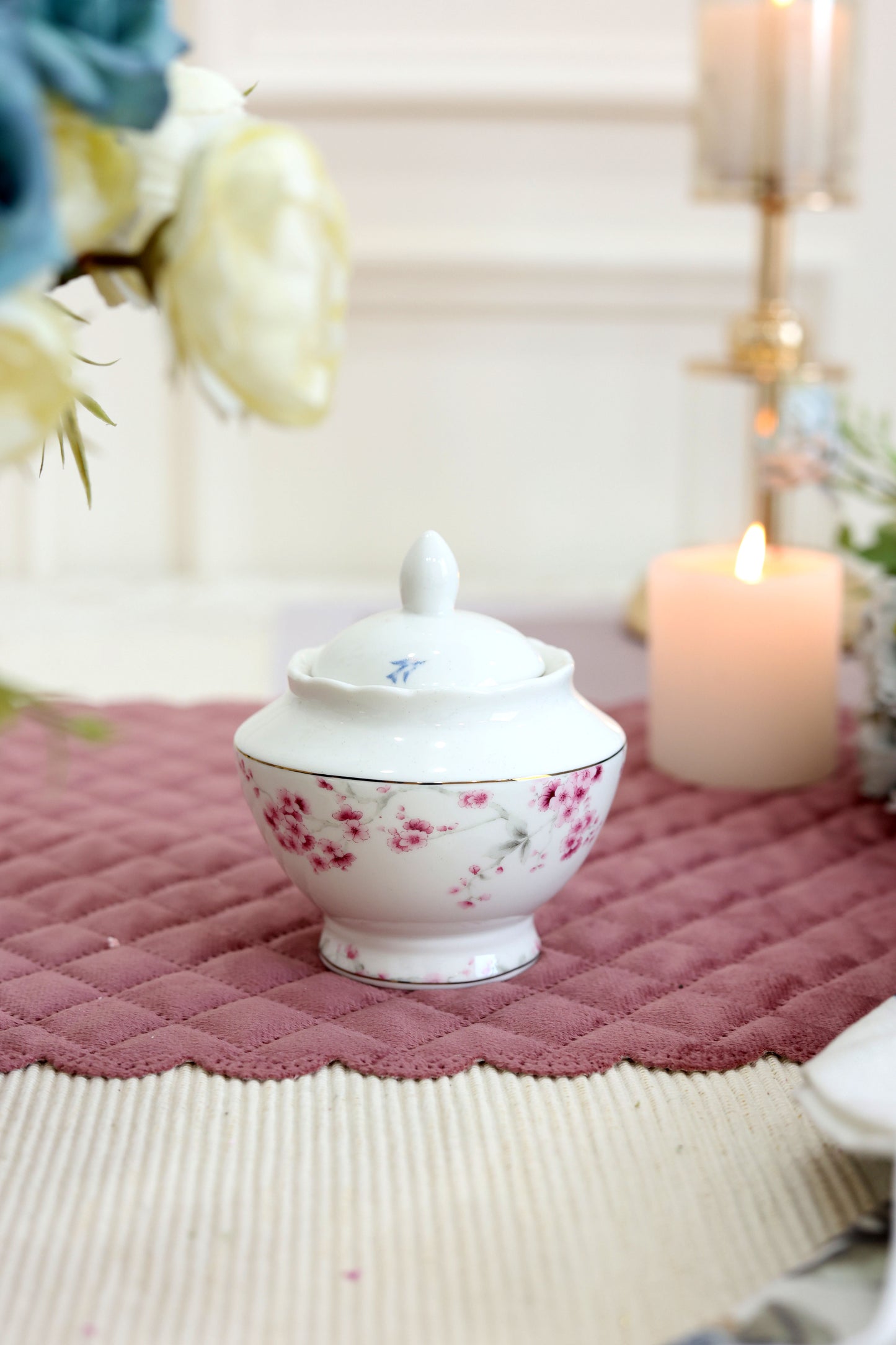 Orchid Bliss 15 Pcs Tea Set (Vintage Collection)