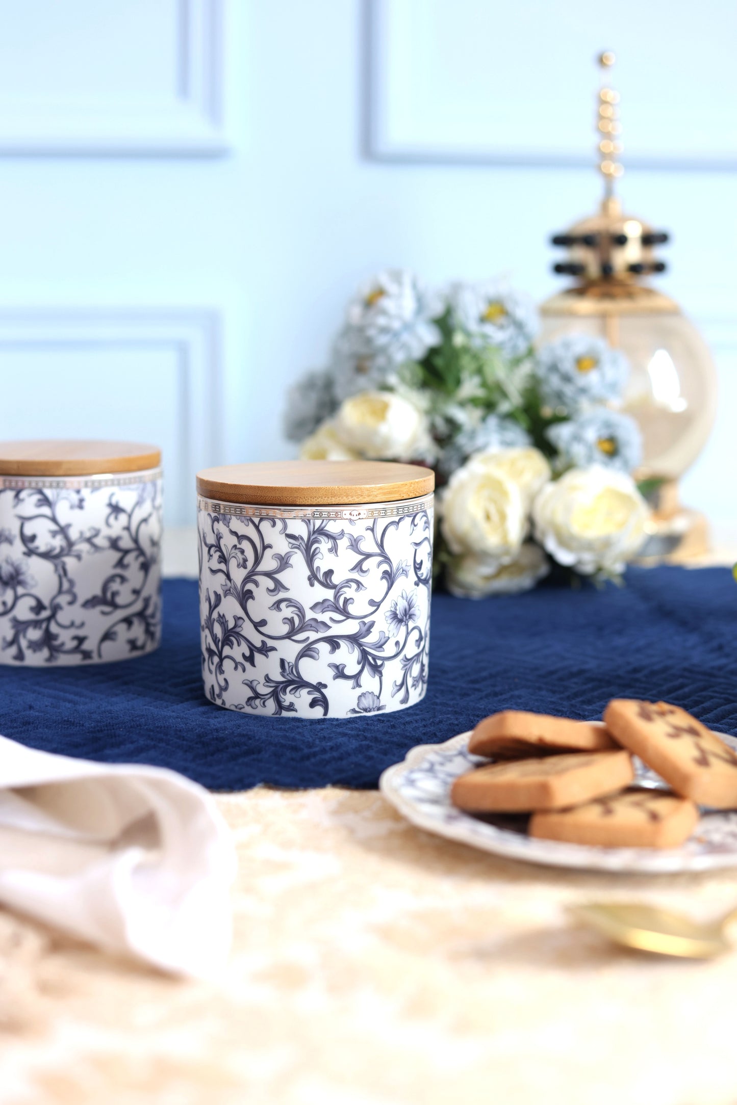 Royal Blue Canister (1 Pc)