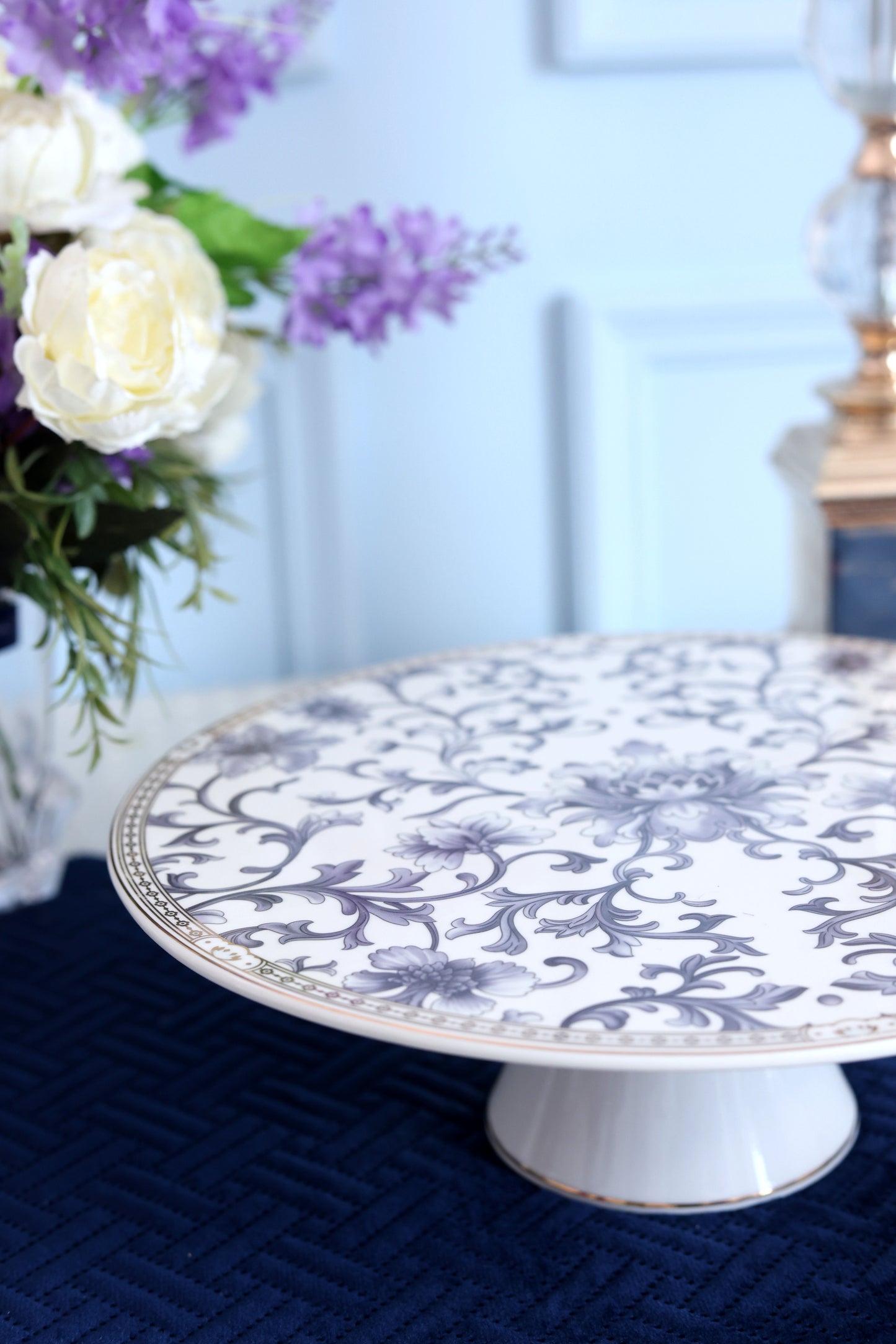 Royal Blue Cake Stand