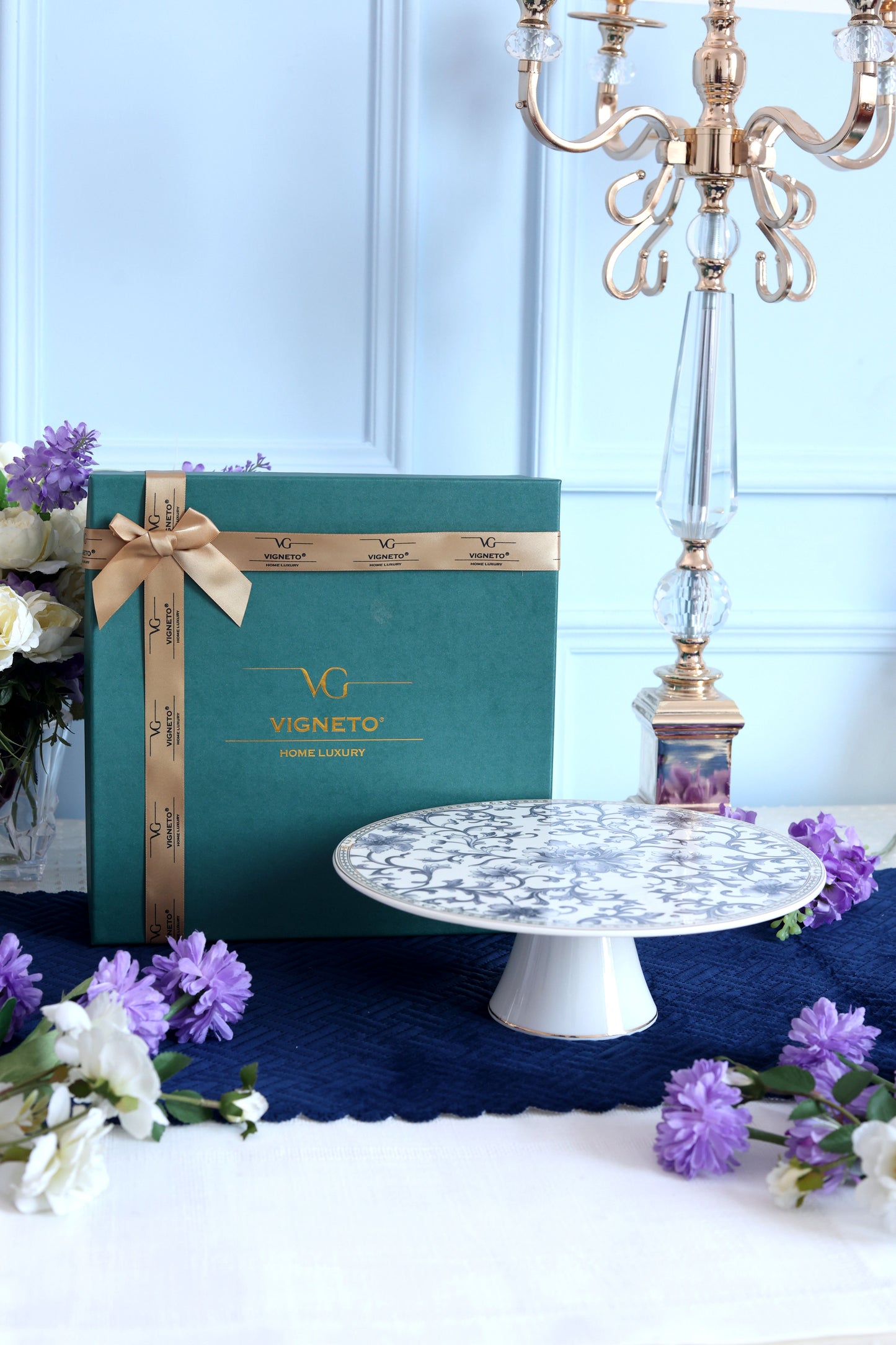 Royal Blue Cake Stand