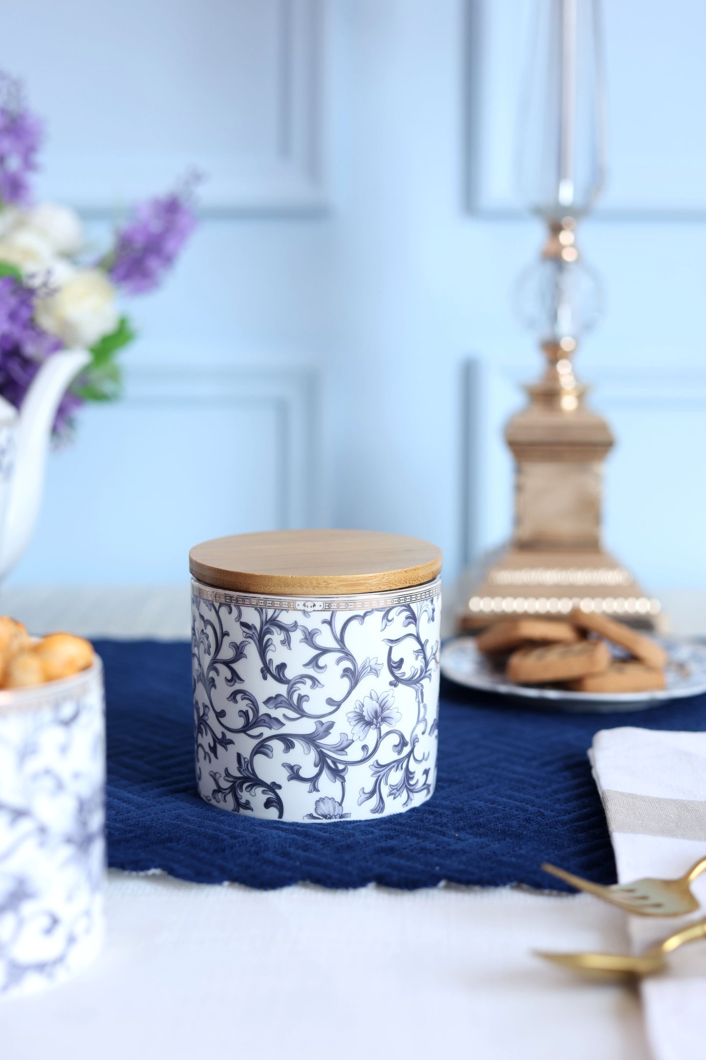 Royal Blue Canister (1 Pc)