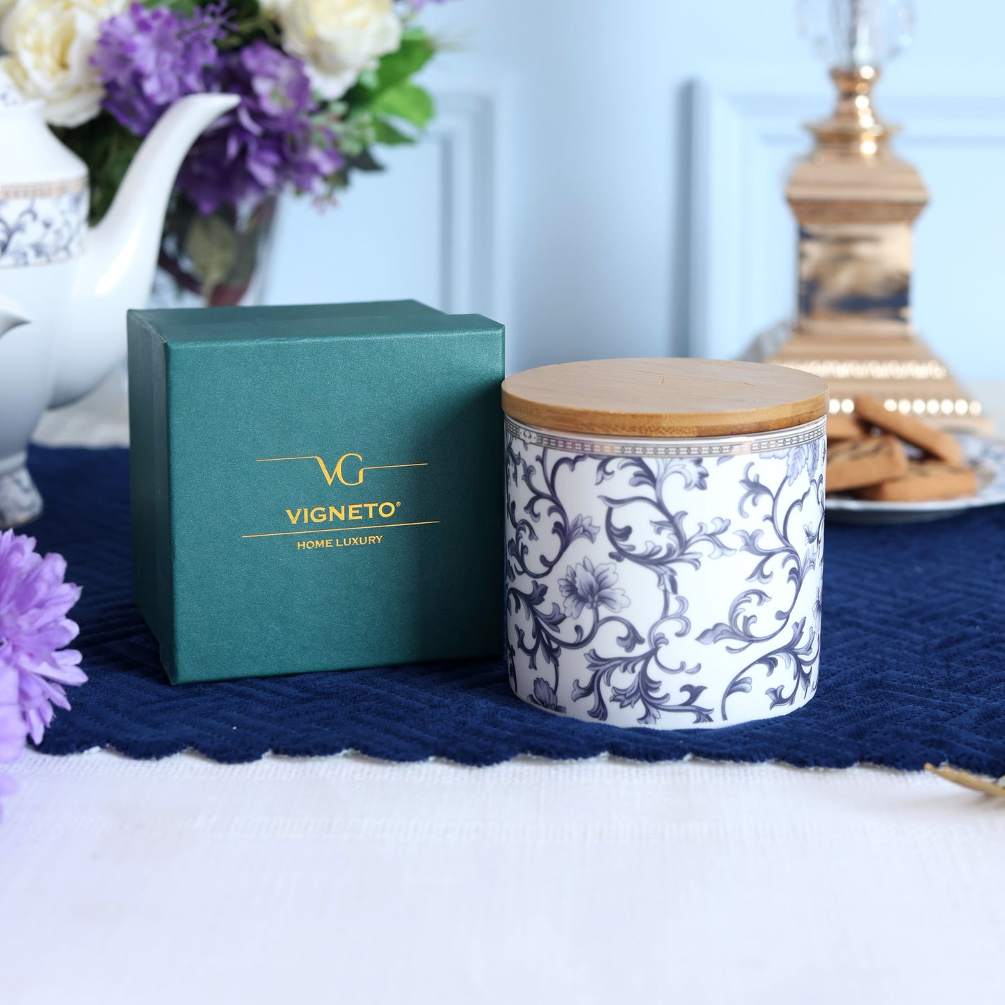 Royal Blue Canister (1 Pc)