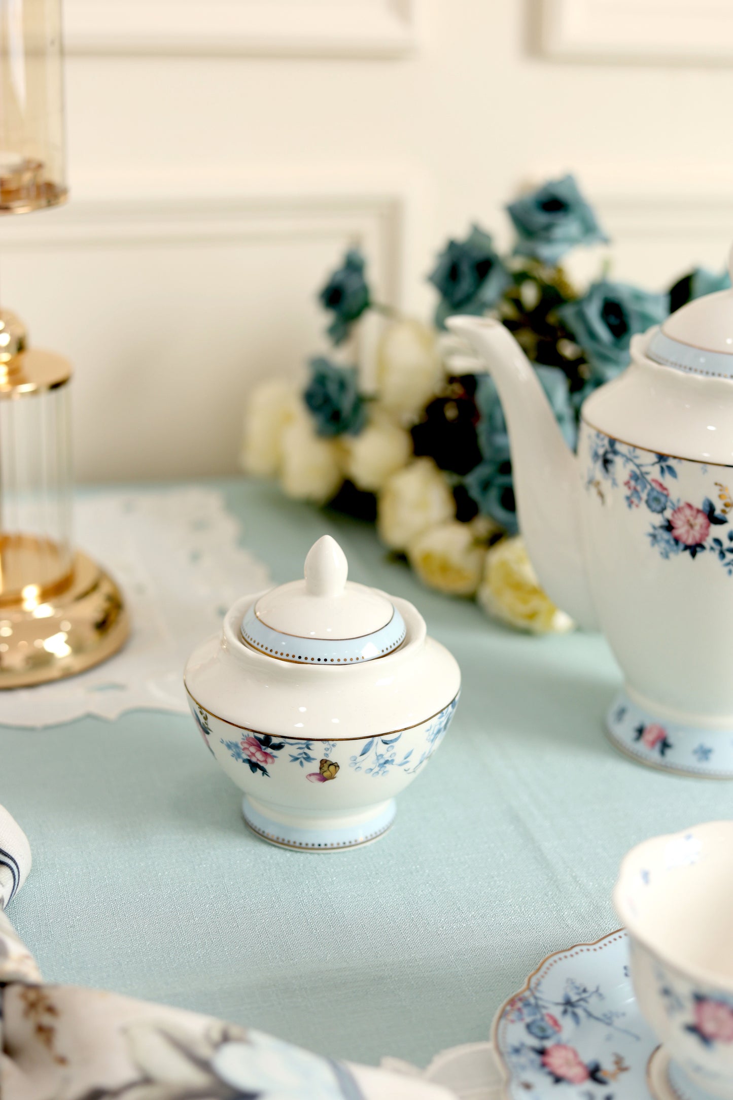Spring Meadows 15 Pcs Tea Set (Vintage Collection)