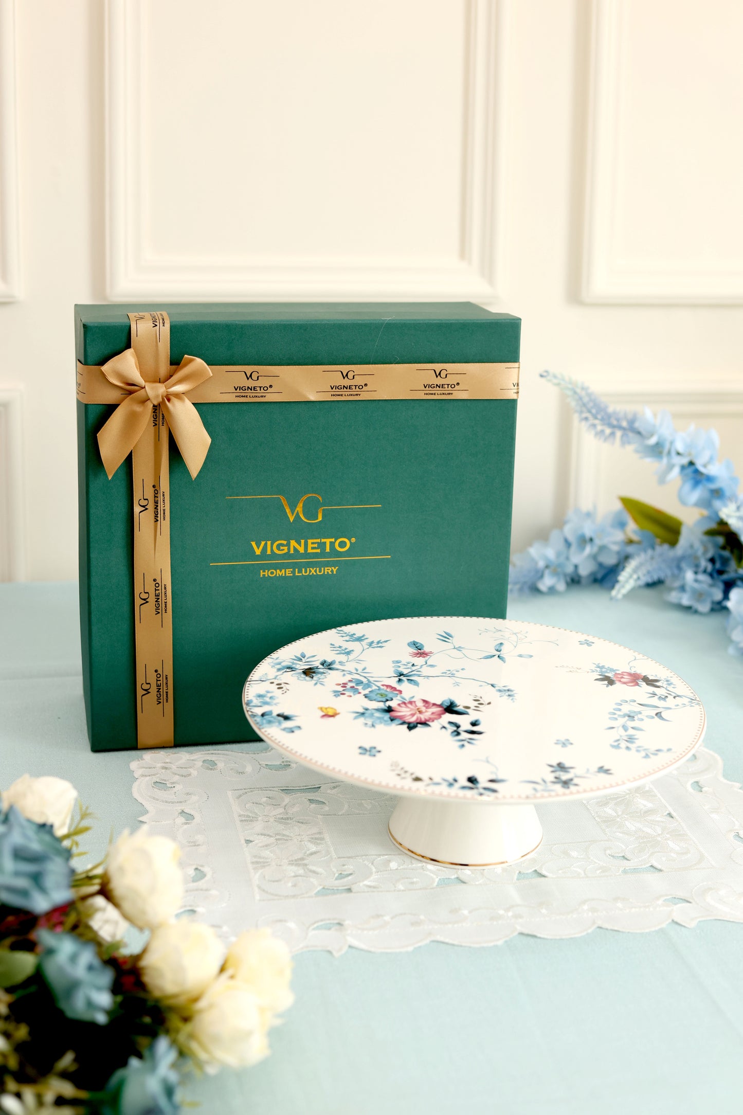 Spring Meadows Cake Stand