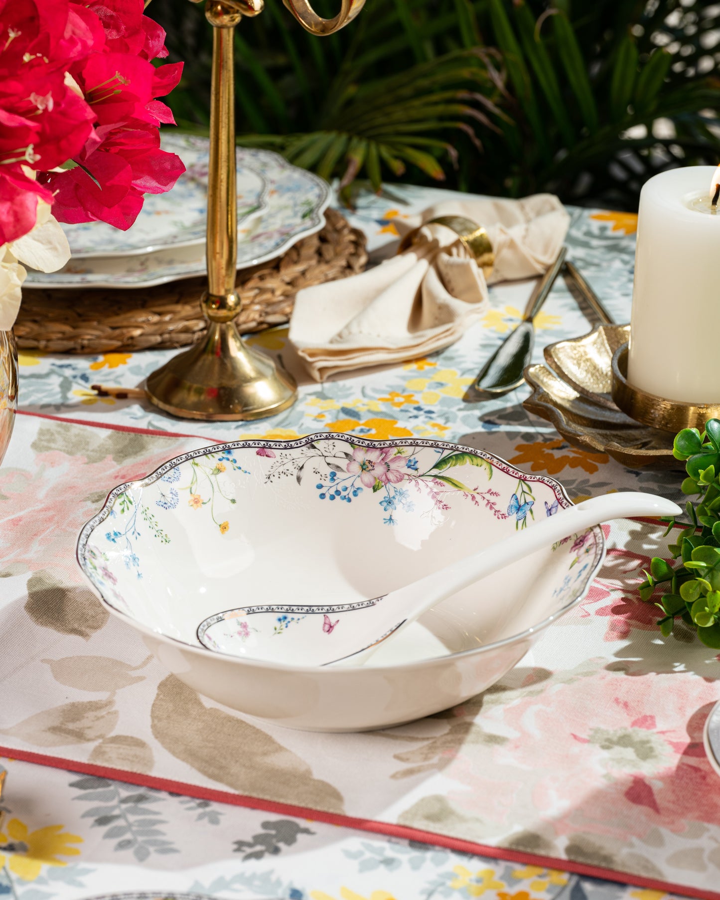 Flower Bed 36 Pcs Dinner Set - Vigneto