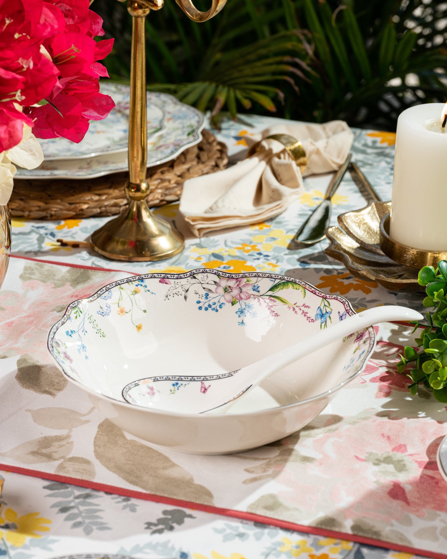 Flower Bed 51 Pcs Dinner Set - Vigneto