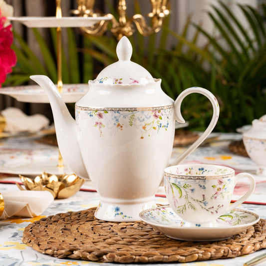 Flower Bed 15 Pcs Tea Set - Vigneto