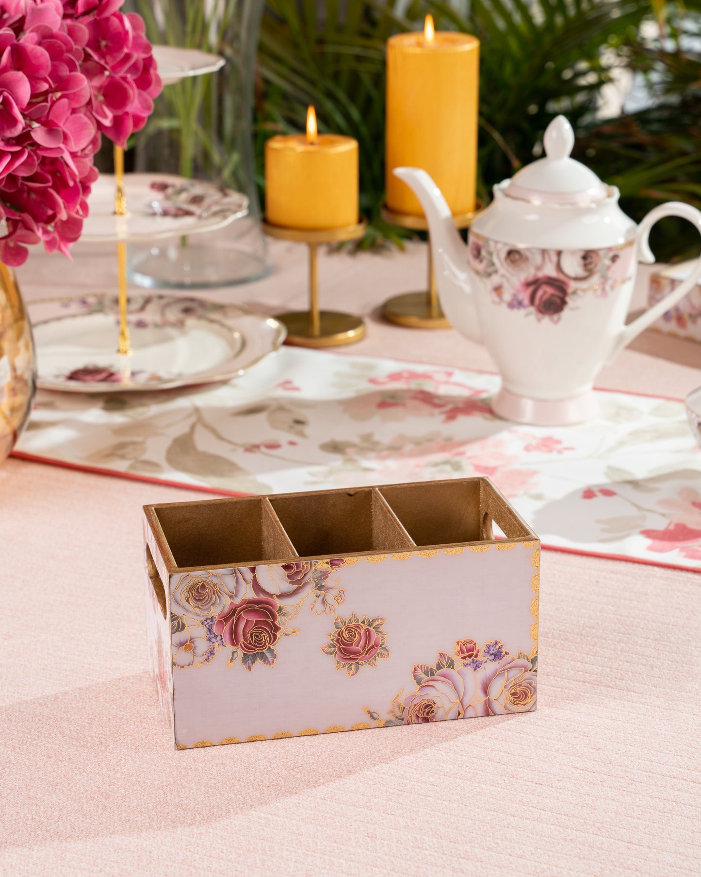 Rose Garden Cutlery Holder