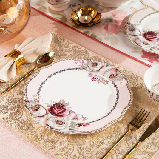 Rose Garden 10.5" Dinner Plates (Set of 6) - Vigneto