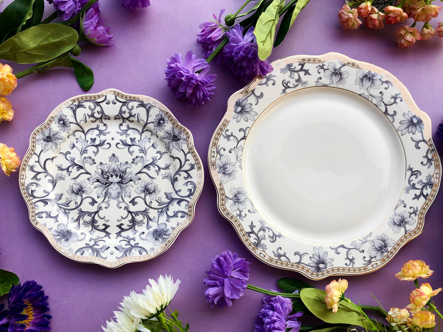 Royal Blue 36 Pcs Dinner Set - Vigneto