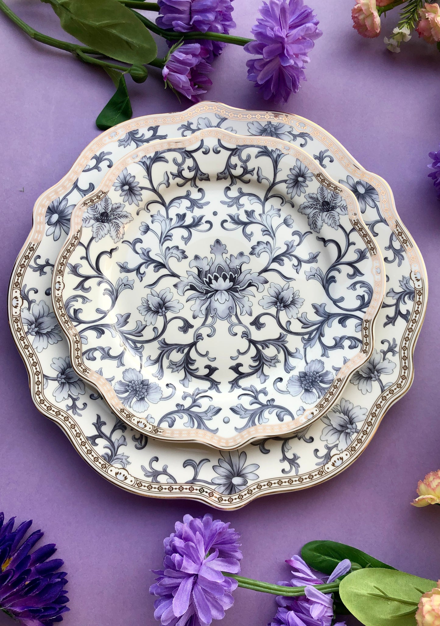 Royal Blue 36 Pcs Dinner Set - Vigneto