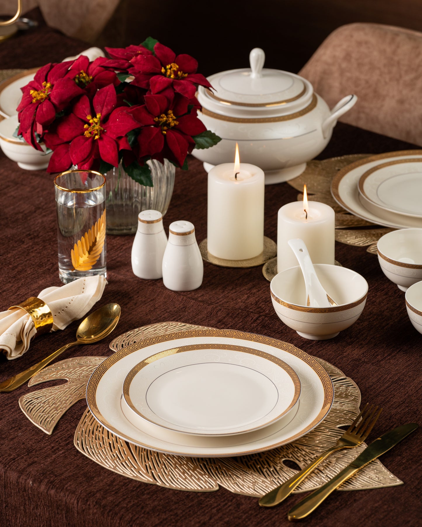 Imperial Gold 40 Pcs Dinner Set - Vigneto