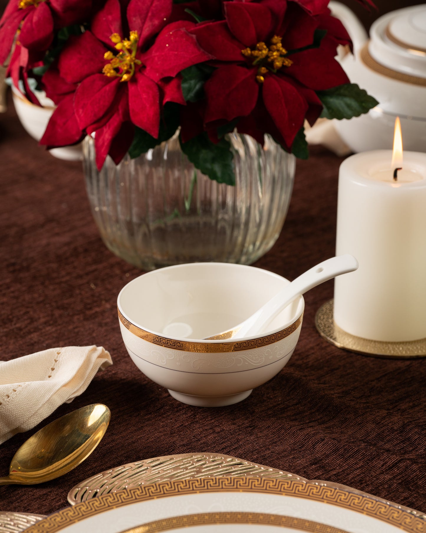 Imperial Gold 40 Pcs Dinner Set - Vigneto