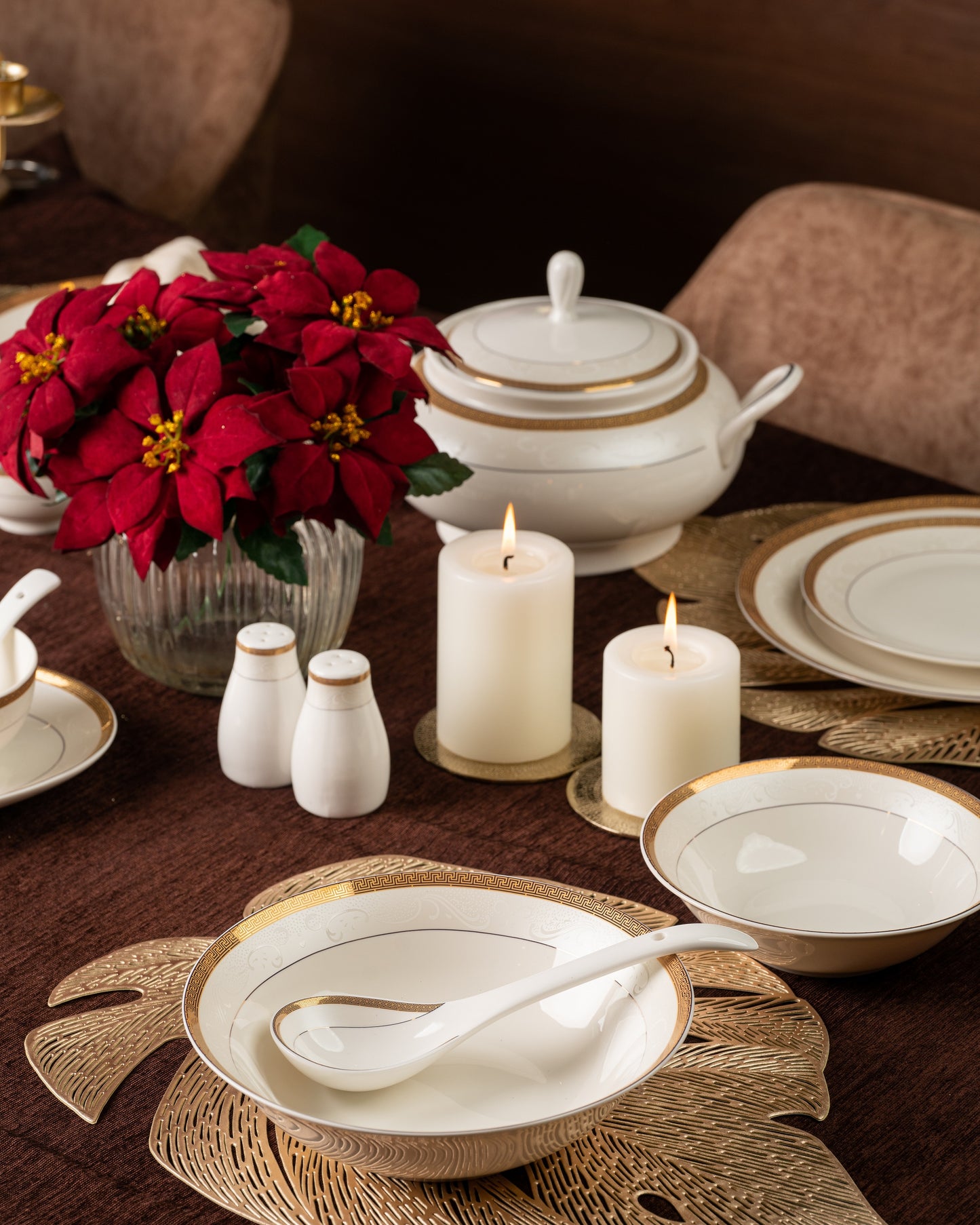 Imperial Gold 40 Pcs Dinner Set - Vigneto